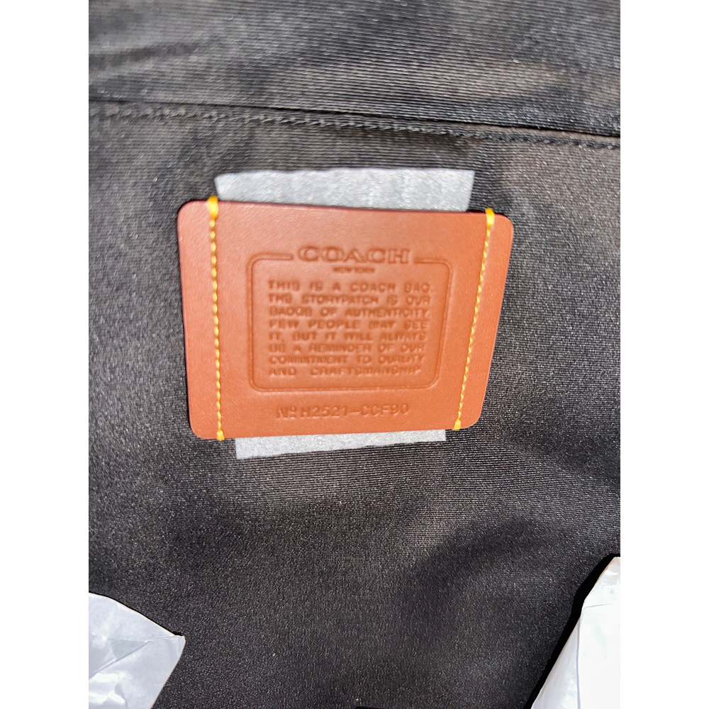 Coach Signature Leather Backpack in Red - Picture 8 of 8